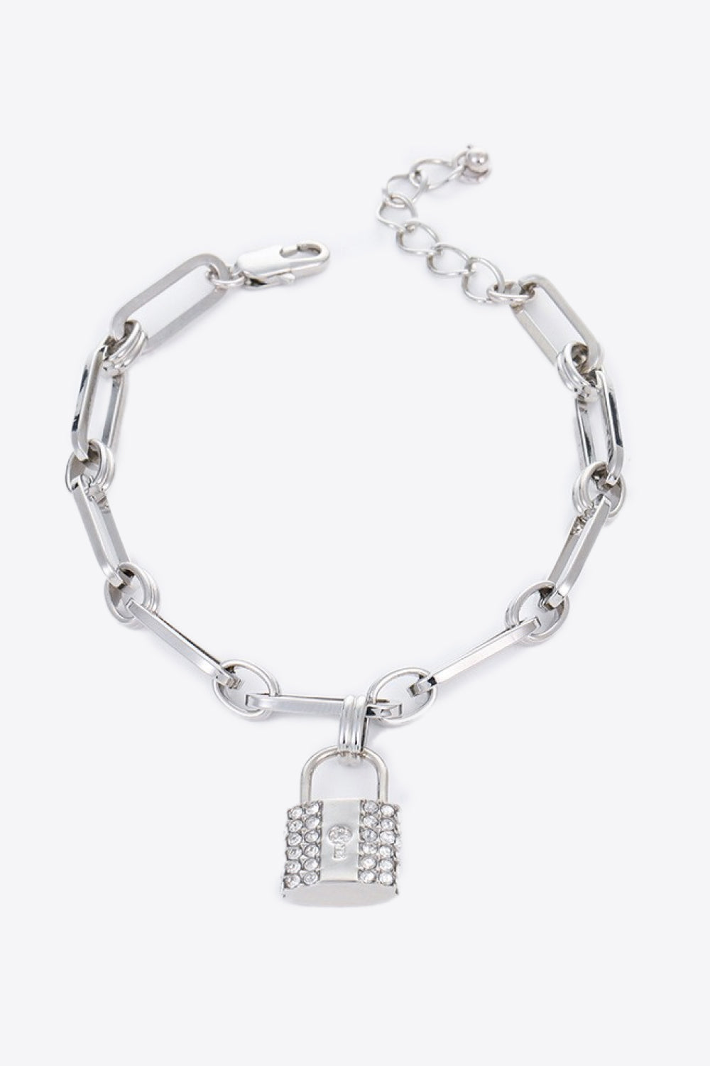 Lock Charm Chain Bracelet Trendsi