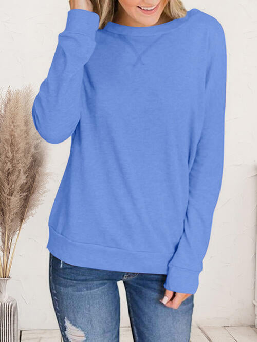 Dropped Shoulder Long Sleeve T-Shirt