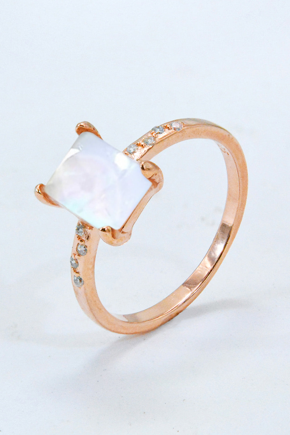 Square Moonstone Ring Trendsi