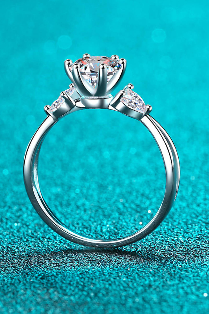 Come With Me 1 Carat Moissanite Ring Trendsi