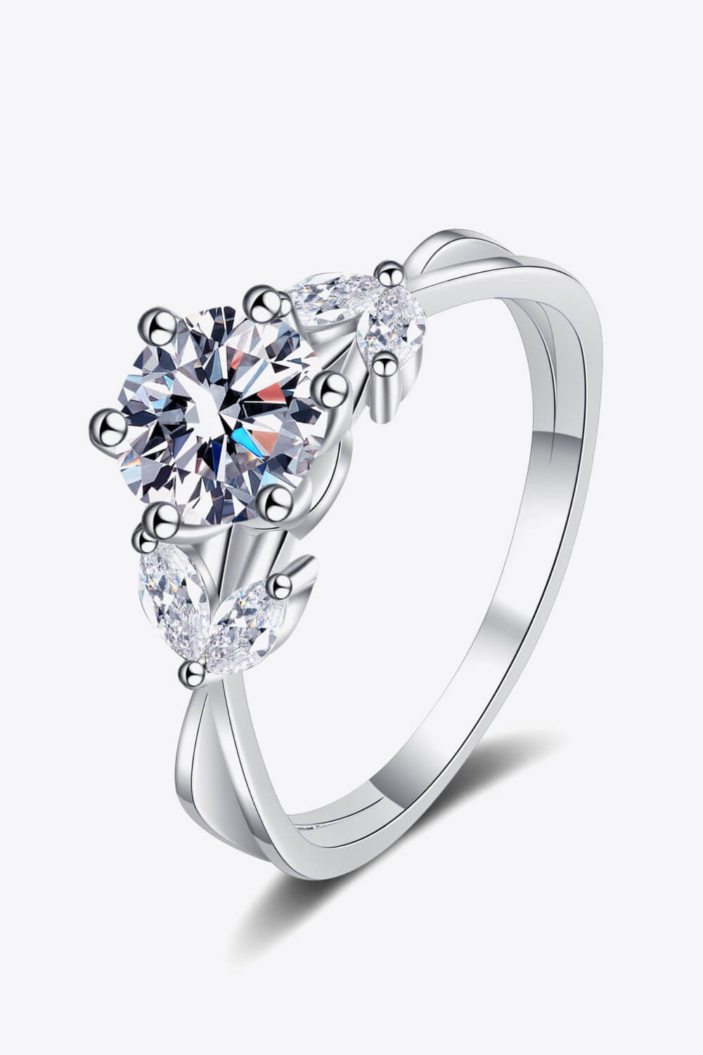 Come With Me 1 Carat Moissanite Ring Trendsi