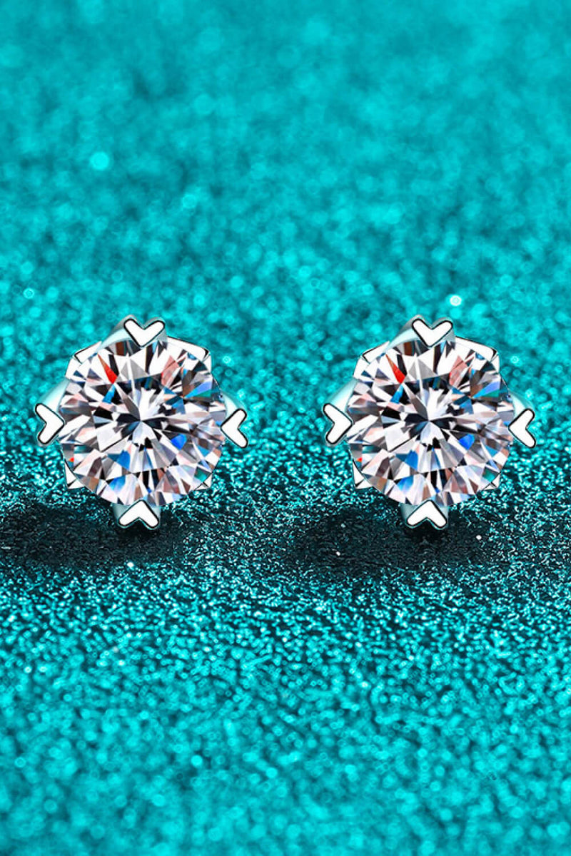 Good Day In My Mind Moissanite Stud Earrings Trendsi