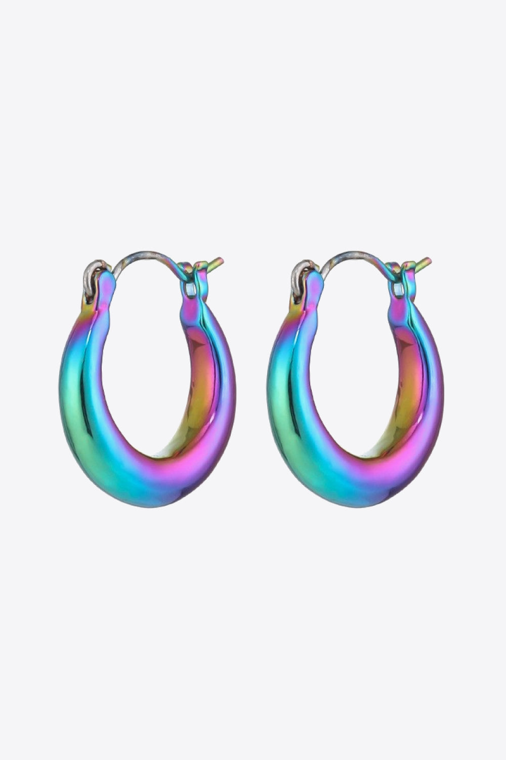 Darling Heart Multicolored Huggie Earrings Trendsi