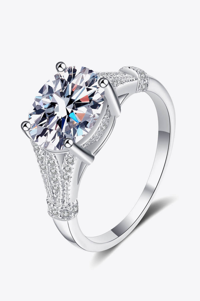 Unpredictable Day 3 Carat Moissanite Ring Trendsi