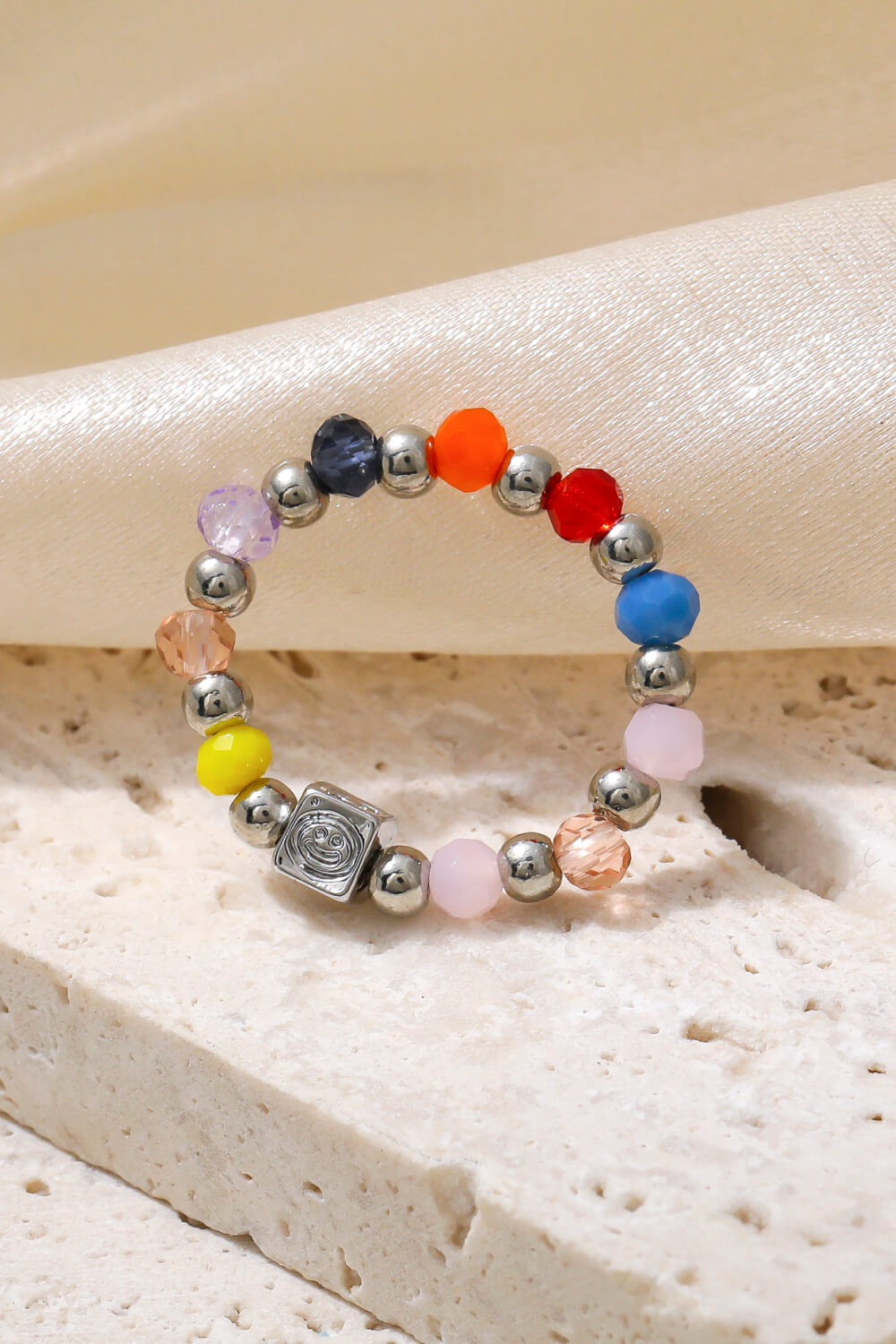 Colorful Bead Ring Trendsi