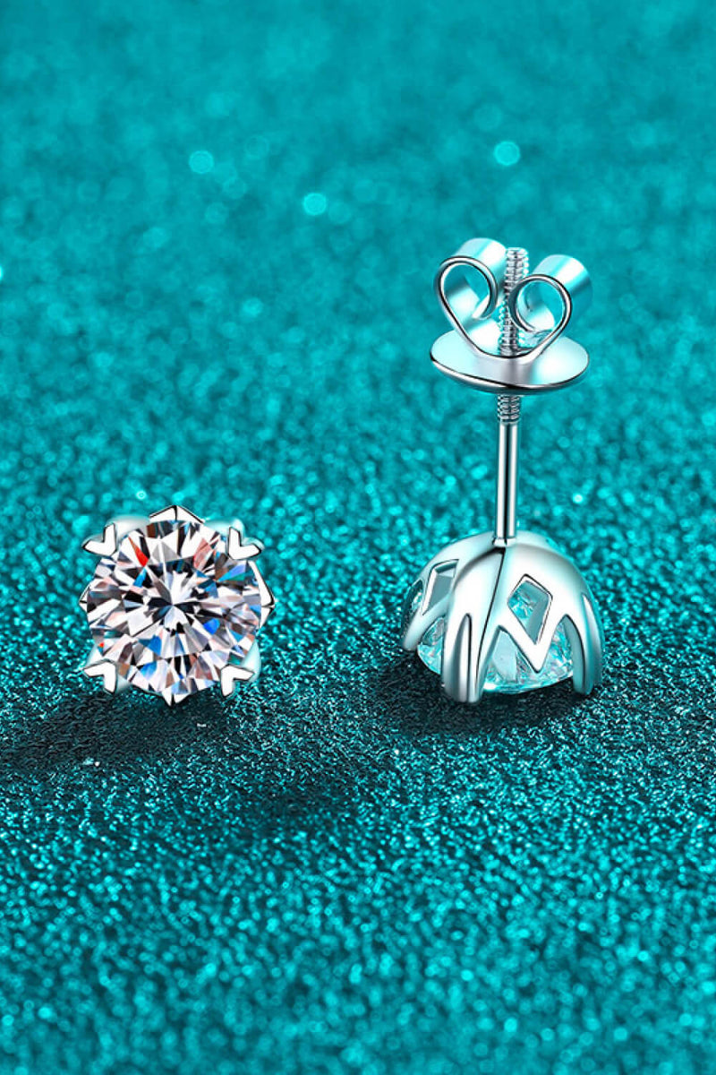 Good Day In My Mind Moissanite Stud Earrings Trendsi