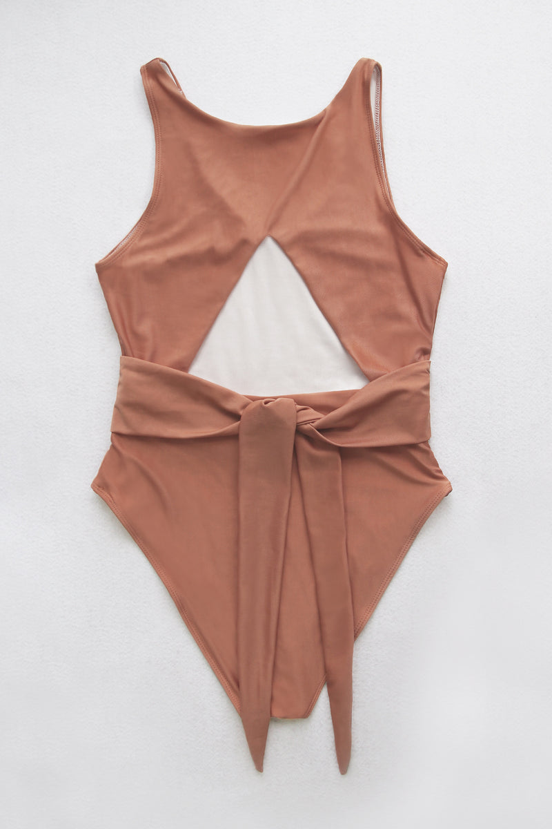 Cutout Crisscross Scoop Neck One-Piece Swimsuit - Madikfashions.com