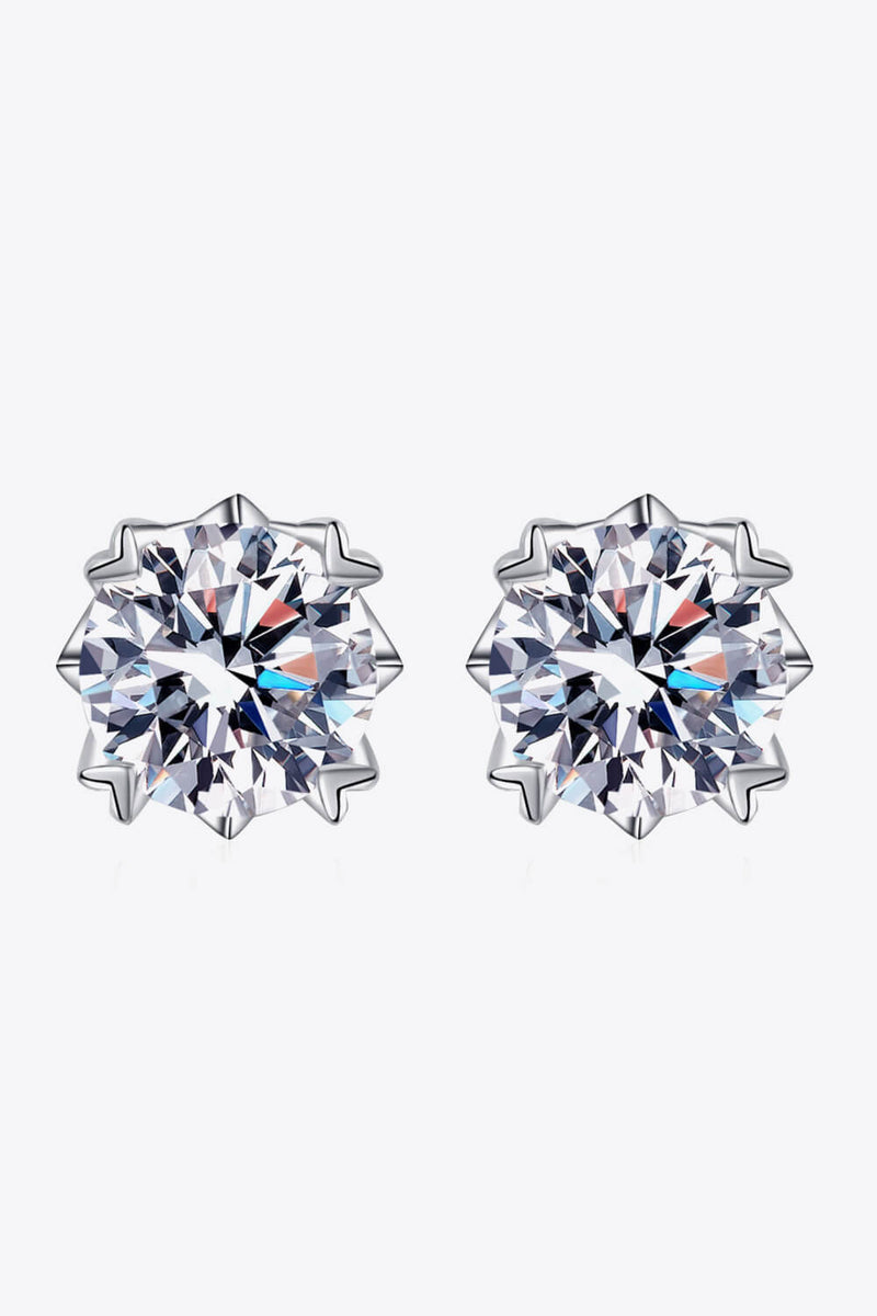 Good Day In My Mind Moissanite Stud Earrings Trendsi