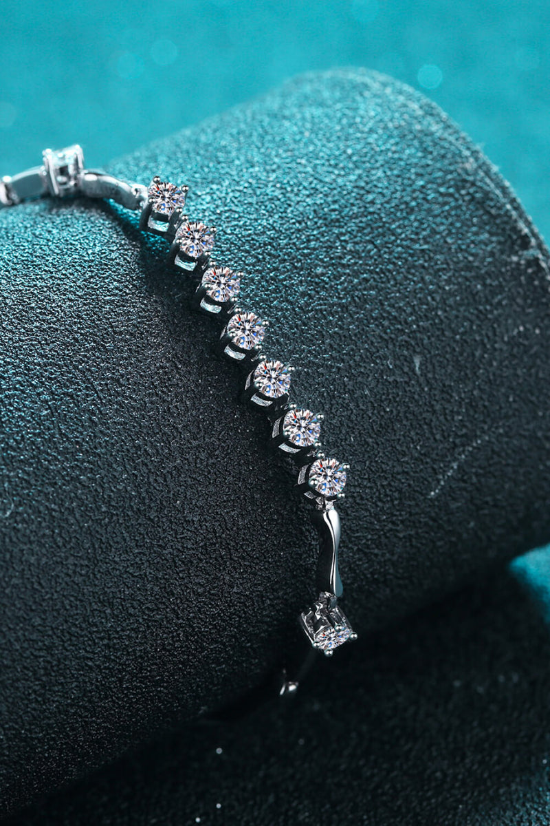 Moissanite 925 Sterling Silver Bracelet Trendsi