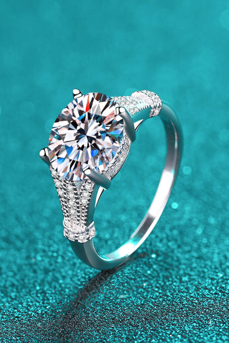 Unpredictable Day 3 Carat Moissanite Ring Trendsi