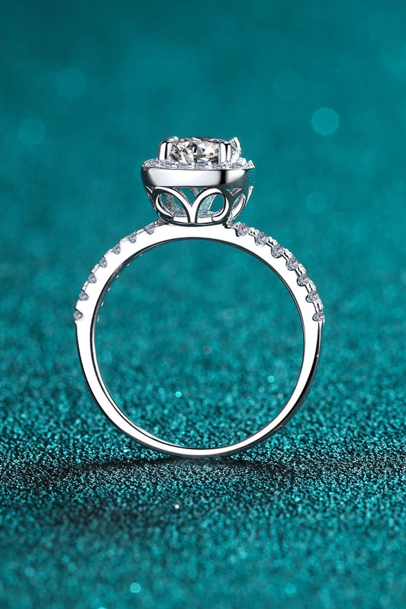 Square Moissanite Ring Trendsi