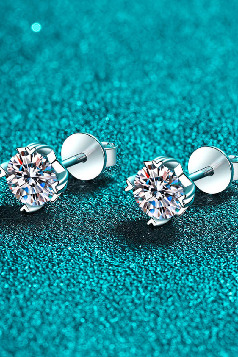 Good Day In My Mind Moissanite Stud Earrings Trendsi